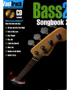 FAST TRACK-Songbook 2 Vol.2 für E-Bass (Inc.CD)
