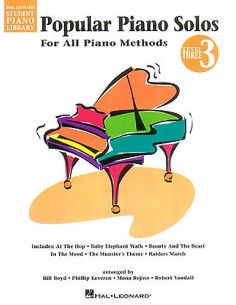 HAL LEONARD-Student Piano Library: Assoli di pianoforte popolari Livello 3 (Libro) per pianoforte