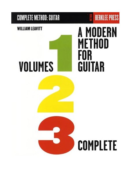 LEAVITT W.-Modern Method Vols.: 1, 2 & 3 per chitarra (libro)