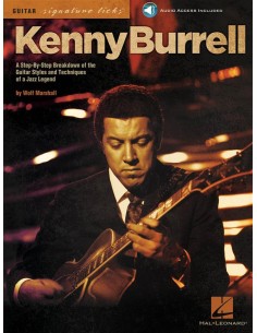 BURRELL Kenny-Signature Licks de guitare pour guitare (Inc.CD)