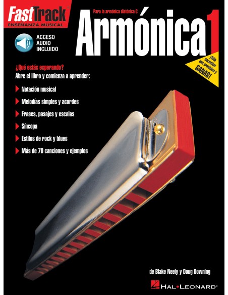 FAST TRACK-Method for 1st Harmonica (Online Audio)