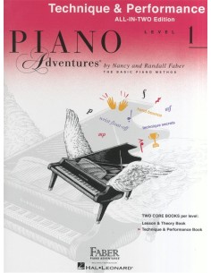 FABER N.-Avventure Pianistiche: Tecnica Ed Esecuzione Libro Livello 1