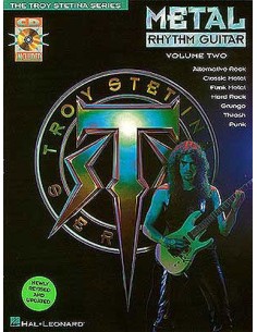 STETINA Troy-Metal Rhythm Guitar Method Vol.2 para Guitarra Tab (Inc.CD)