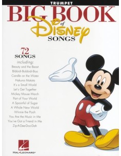 DISNEY-Il grande libro delle canzoni Disney per tromba