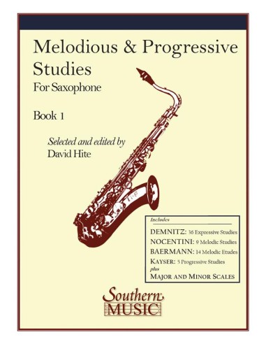 HITE D.-Studi melodiosi e progressivi, Libro 1 Sassofono (David Hite)