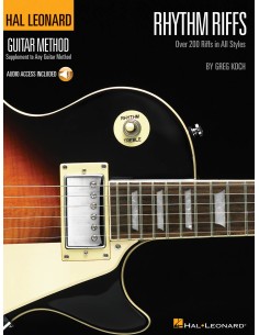 HAL LEONARD-Guitar Method: Rhythm Riffs para Guitarra (Inc.CD)