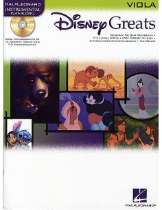 DISNEY-Greats per Viola (Libro/Audio Online)