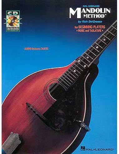 HAL LEONARD-Mandolin Method (Inc.CD) (Del Grosso)