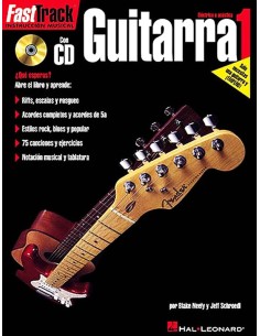 FAST TRACK-Method for 1st Guitar (Online Audio)