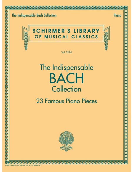 BACH J.S.-Lindispensable collection Bach pour piano