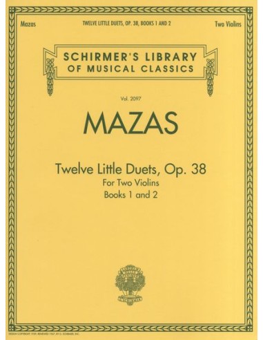 MALLETS J.F.-DUOS Op.38 pour 2 violons