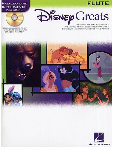 DISNEY-Greats per flauto (libro/audio online)