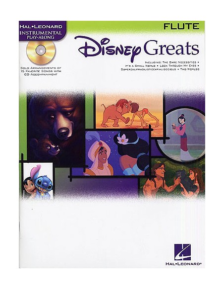 DISNEY-Greats per flauto (libro/audio online)