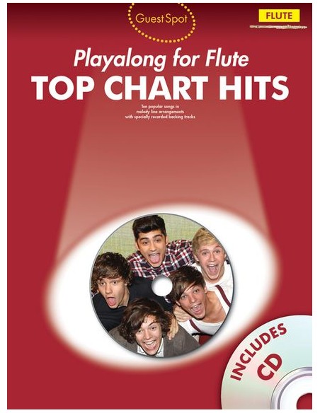 GUESTSPOT-Top Chart Hits per flauto (Inc.CD)