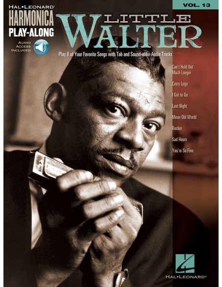 DIVERS-Harmonica Play Along Vol.13 : Little Walter (Inc.CD)