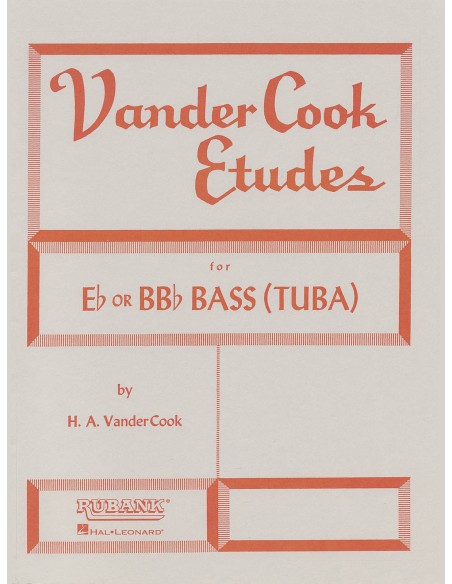 VANDERCOOK H.A.-Etüden für Es- oder B-Bass (Tuba)
