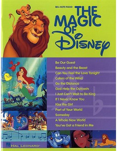 DISNEY-La magia di Disney (Big Note Piano) per Easy Piano (PVG)