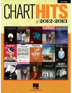 VARIOS-Chart Hits 2012/2013 pour un piano facile