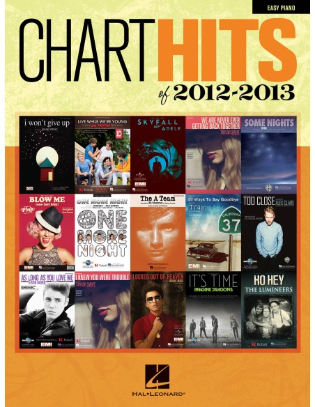 MISCELLANEOUS-Chart Hits 2012/2013 for easy Piano