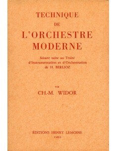 WIDOR C.M.-Technique d'Orchestration Moderne