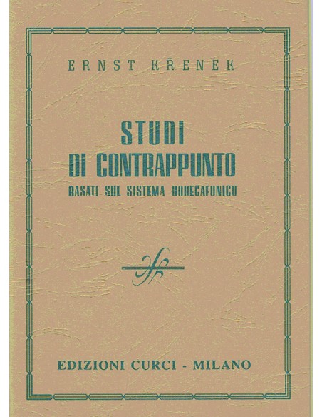 KRENEK E.-Studi di Contrappunto