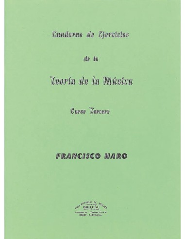 HARO F.-Theory Exercises Third Year