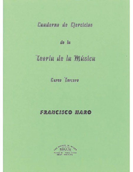 HARO F.-Theory Exercises Third Year