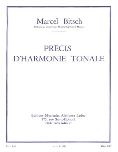 BITSCH M.-Precis de Harmonie Tonale