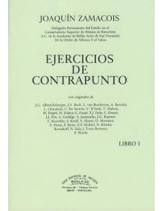 ZAMACOIS J.-Counterpoint Exercises