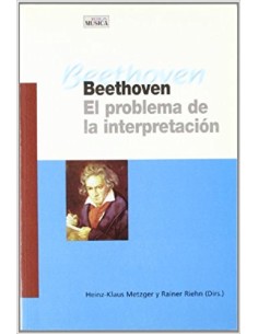 METZGER & RIEHN-Beethoven Das Problem der Interpretation