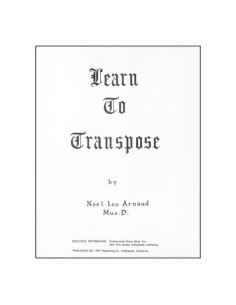ARNAUD L.N.-Apprendre à transposer