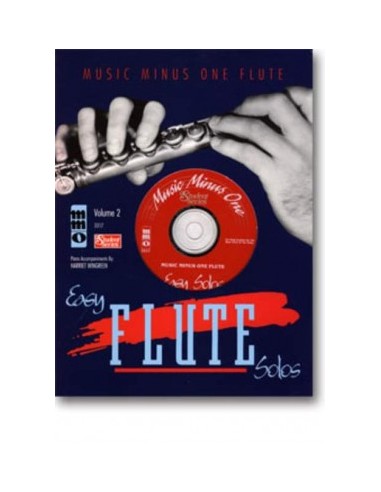 VARIOS-Easy Flute Solos: Beginning Students Vol.2 per flauto (Inc.2 CD)