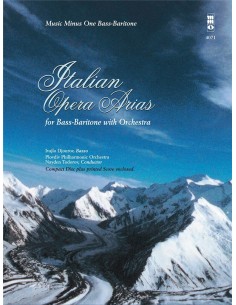Opera-Arias de Opera Italianas para Bajo y Baritono con Orquesta (Inc.CD)
