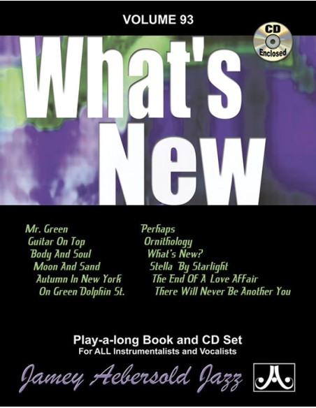 AEBERSOLD-Vol. 93: Was gibt's Neues (Inc.CD) (*)