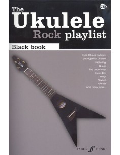 Ukulele Playlist Rock-Black Book per Ukulele