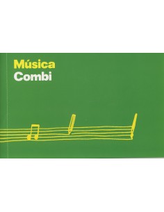 MUSICAL BLOCK-4 Staple Pentagrams (A5 Landscape) Micro Perforated (Staff and Grids) M45 (Last Units)