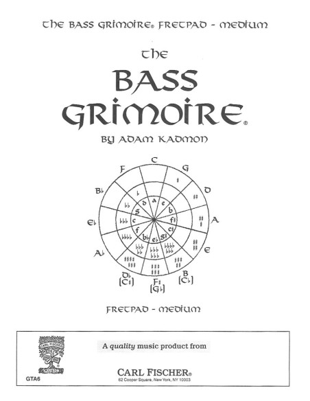 KADMON A.-Bass Grimoire Manche Medium