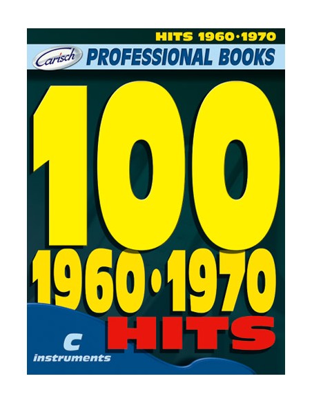 PROFESSIONAL BOOKS-100 Hits 1960/1970 per C Instruments