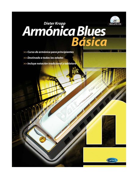 KROPP D.-Basic Blues Harmonica (Inc.CD)