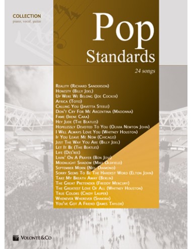 Collection de standards pop divers (24 chansons) (PVG)