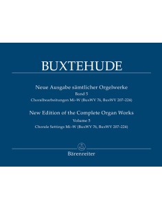 BUXTEHUDE D.-Obra Completa para Organo 5º (Urtext) (Albrecht)