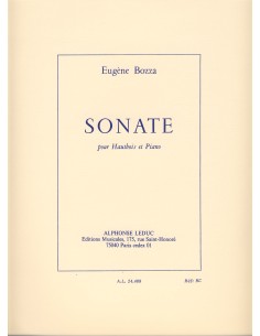 BOZZA E.-Sonata per oboe e pianoforte