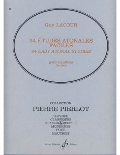 LACOUR G.-Studios (24) Atonal Easy per Oboe