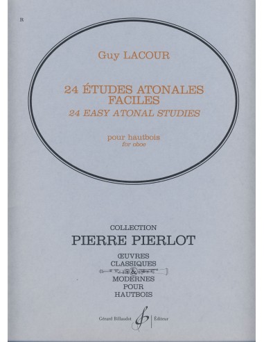 LACOUR G.-Studios (24) Atonal Easy per Oboe