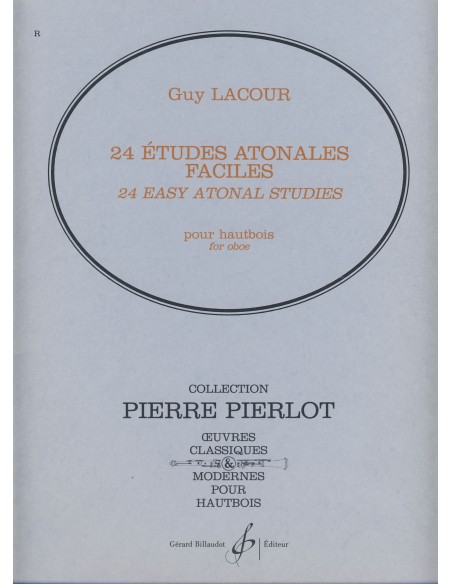 LACOUR G.-Studios (24) Atonal Easy per Oboe