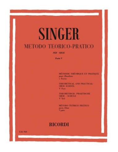 SINGER S.-Practical Theoretical Method Vol.5: 20 Great Studies for Oboe