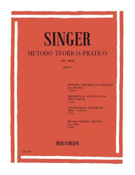 SINGER S.-Practical Theoretical Method Vol.5: 20 Great Studies for Oboe