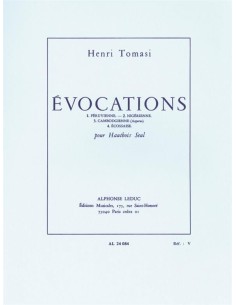 TOMASI H.-Evocations for Oboe