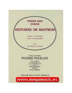 DUBOIS P.M.-Histoires de Hautbois Vol.3: Deux Villageoises for Oboe and Piano