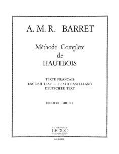 BARRET A.M.R.-Methode Complete Vol.2 pour hautbois